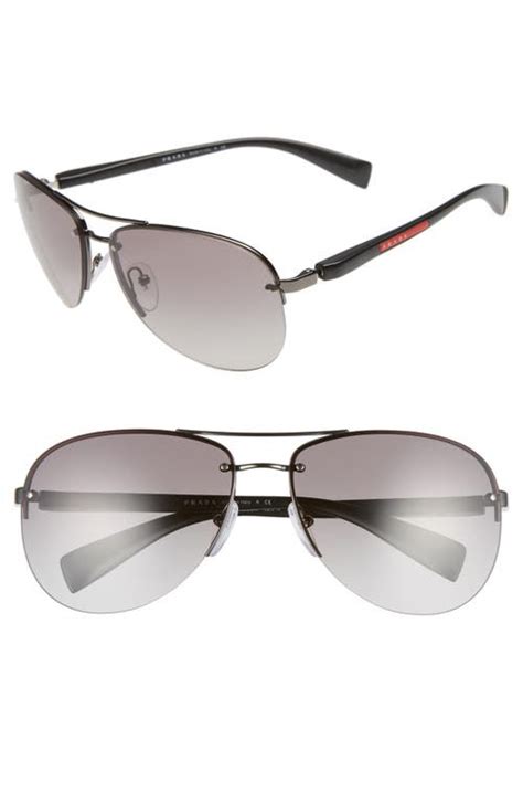 prada 62mm oversize aviator sunglasses|Women's Sunglasses .